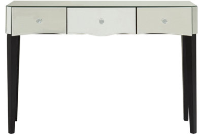 Premier Housewares Interiors By Premier Stylish Console Table, Functional Console Table With Drawers For Hallway, Ample Storage Modern Table