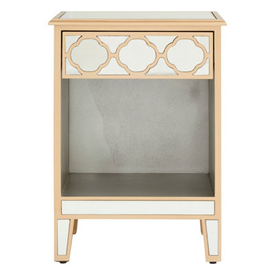 Orsina Mirrored Top Side TableStylish Side Table By Couch For LivingroomSleek Small Lounge Table For Tea from B&Q