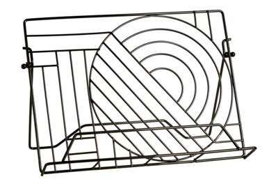 Premier Housewares Vertex Rectangular Cookbook Stand - Black - Iron - H21 x W32 x D17cm - Image 5