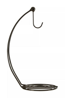 Orsina Vertex Black Nickel Finish Banana Hanger from B&Q