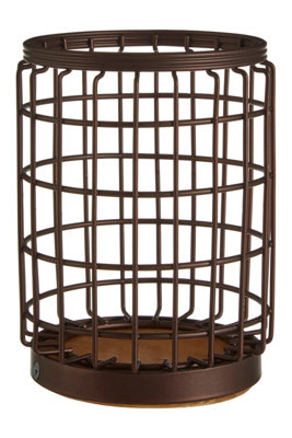 Orsina Vertex Round Bronze Coated Utensil Holder from B&Q