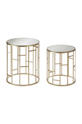 Orsina Avantis Asymmetrical Frame Set Of 2 Tables from B&Q