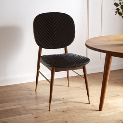Orsina Upholstered Dining ChairDurable Dining Chair For BreakfastPractical Leather Chair For Dining Room from B&Q