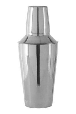 Orsina Dakota Stainless Steel Shiny Cocktail Shaker 500Ml from B&Q