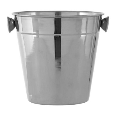 Orsina Stainless Steel Ice Bucket With Shiny FinishSleek And Durable Bucket For Chilling Wine Or Champagne, from B&Q