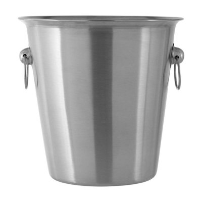Orsina Stainless Steel Wine Bucket With Brushed FinishElegant And Durable Bucket For Chilling Wine Or Champagne, from B&Q