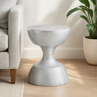 Orsina Distinctive Small StoolHourglass Shape Modern Bar Stool For BedroomLuxe Design Luxury Stool For Kitchen from B&Q