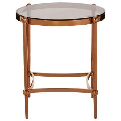 Orsina Elegant Side TableDurable Side Table By Couch For LivingroomStainless Steel Small Lounge Table from B&Q