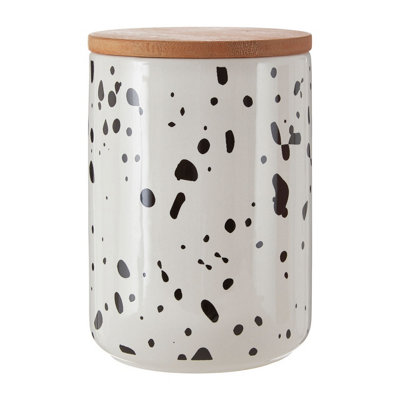 Orsina Speckled Large Storage Canister from B&Q