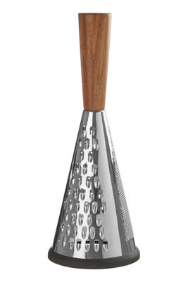 Orsina Versatile Modern Retro Round GraterRound Design Stainless Steel Grater For CookingDurable Cheese Grater from B&Q