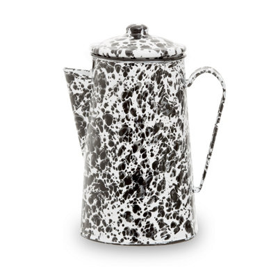 Orsina Durable Black And White Patterned Coffee PotElegant Design Coffee PotPractical Coffee Pot For Breakfast from B&Q