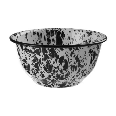 Orsina Large Metal BowlStylish Black And Gold Bowl For SnacksNuts Or DecorDurable Metal Construction from B&Q