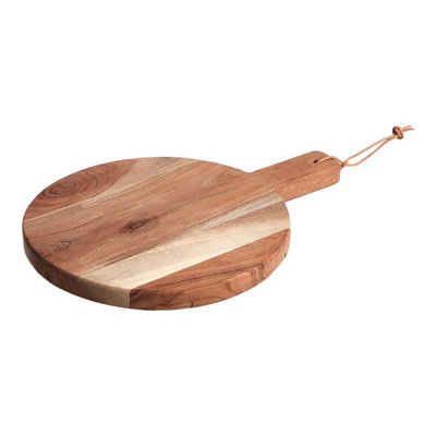 Premier Housewares Interiors By Premier Socorro Extra Small Round Acacia Wood Board from B&Q