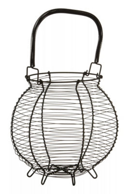 Orsina Hygge Matte Black Egg Basket from B&Q