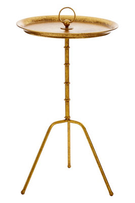Interiors By Premier Gold/Light Monroe Small Accent Table - Image 4