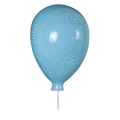 Orsina Premier Kids Kids Glossy Blue Balloon Night Light from B&Q