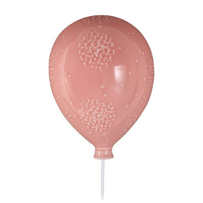 Orsina Premier Kids Kids Glossy Pink Balloon Night Light from B&Q