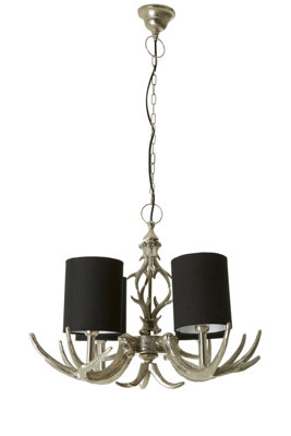 Orsina 4 Light Antler ChandelierChristmas Theme Stag Antler Chandelier For Domestic & Commercial Usage from B&Q