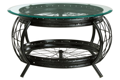 Orsina Mantis Black Finish Coffee Table from B&Q