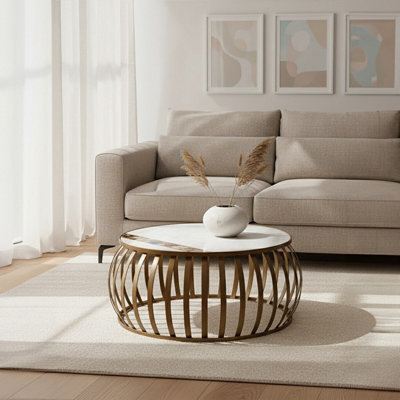 Orsina Vizzini Round Coffee Table from B&Q
