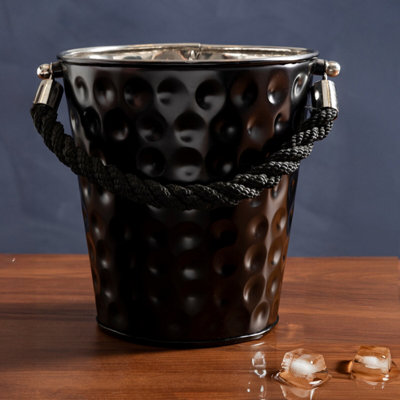 Orsina Miressa Medium Black Party Bucket from B&Q