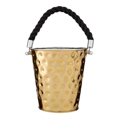 Orsina Miressa Medium Gold Finish Party Bucket from B&Q