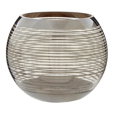 Orsina Raya Small Rounded Glass Vase from B&Q