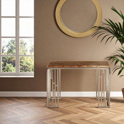 Orsina Relic Console Table With Onyx Stone Top from B&Q