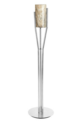 Orsina Onyx Stone Base Floor Lamp from B&Q
