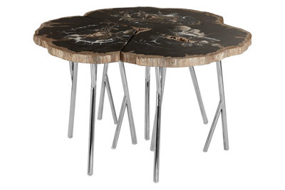 Orsina Relic Light Petrified Wood Coffee Table from B&Q