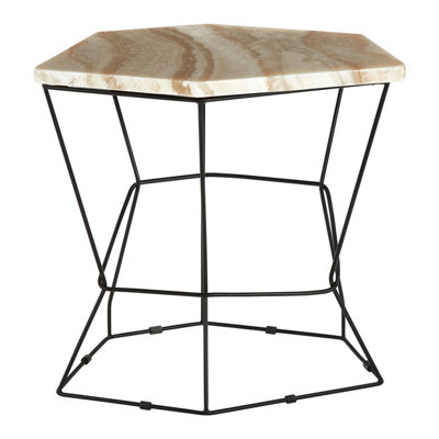 Orsina Relic Side Table With Patterned Top from B&Q