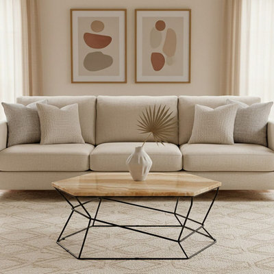 Orsina Relic Coffee Table With Natural Top from B&Q