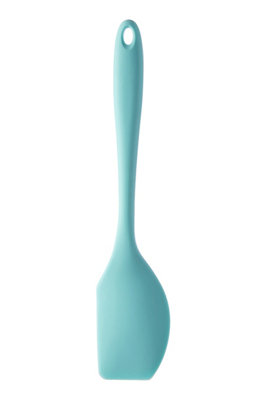 Orsina Light Green Silicone Spatula,heat Resistant Cooking Turner,kitchen Tool With Hanging Hole,flat Edge Paddle from B&Q