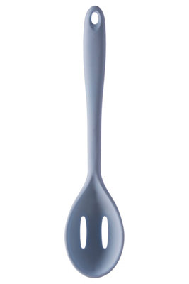 Orsina Light Blue Silicone Slotted Spoon,scratch Resistant Spoon With Slotted Design,non-Stick Silicone Spoon from B&Q