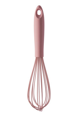 Orsina Light Pink Silicone Whisk,non-Stick Kitchen Whisk,bpa-Free Balloon Whisk With Soft Grip Handle,baking Whisk from B&Q