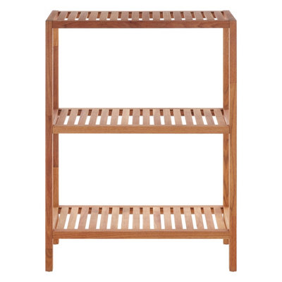 Orsina Arla 3 Tier Wooden Bathroom Shelf Unit from B&Q