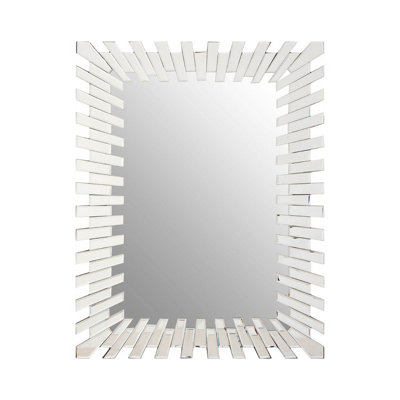 Orsina Puzzle Sunburst Wall Mirror from B&Q