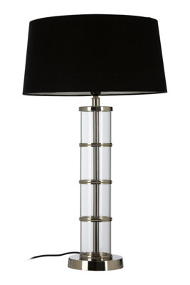 Orsina Camile Table LampSilverSynthethicSynthethicMetal, from B&Q