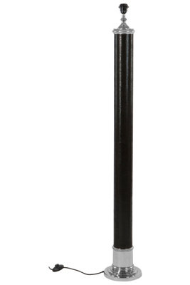 Orsina Canon Floor LampSilverBlackSynthethicMetalMetal from B&Q