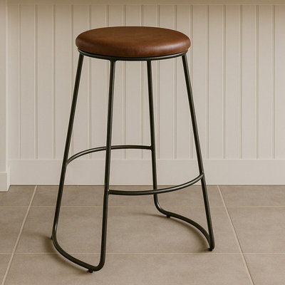 Orsina Sleek StoolDurable Design Counter Stool For KitchenComfortable  Metal Counter Stool For Breakfast from B&Q
