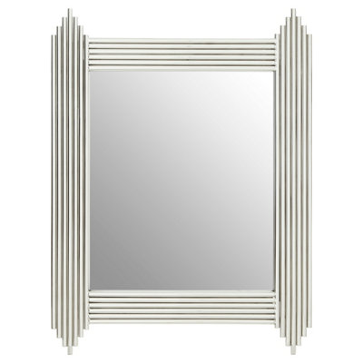 Orsina Clarice Wall MirrorSilverWoodGlassMetal from B&Q