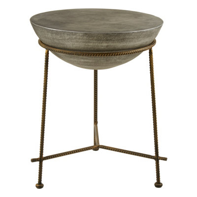 Orsina Round Edge Wooden End Table from B&Q
