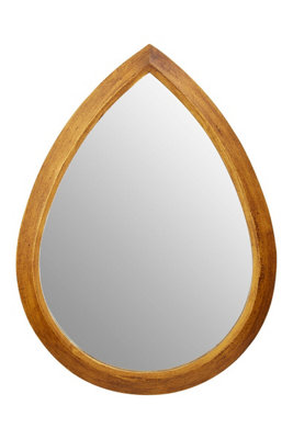 Orsina Teardrop Shaped Hanging Wall Mirror