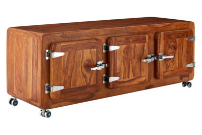 Orsina Sheesham Wood Low Sideboard,industrial Storage Cabinet,sideboard Television Cabinet,small Display Cabinet from B&Q