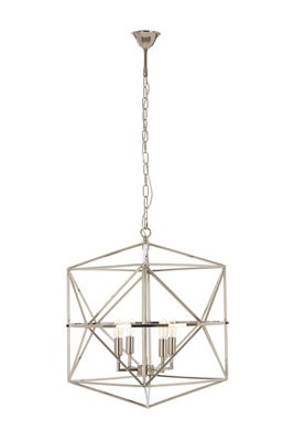 Orsina Hexagonal Design Chandelier from B&Q