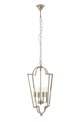 Orsina Tapered Glass Chandelier from B&Q