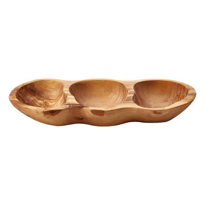 Premier Housewares Interiors By Premier Kora 3 Compartment Antipasti Dish