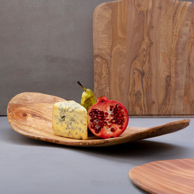 Orsina Kora Olive Wood Fruit Tray from B&Q