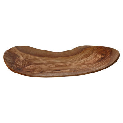 Orsina Kora Large Olive Wood Fruit Tray from B&Q