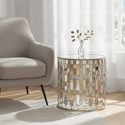 Orsina Raina Small Round Side Table from B&Q